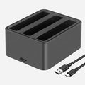 TEKTONIC Fast Charge Hub for Insta360 X4 Ã¢â‚¬â€œ Triple Charger TEKTONIC