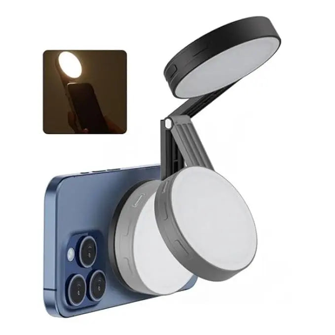 TEKTONIC M38 Magnetic Double-Sided LED Light â€“ iPhone Clip-On Fill Lamp TEKTONIC