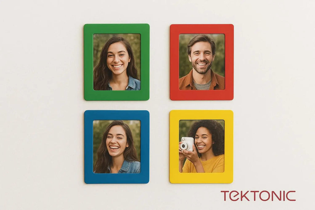 TEKTONIC Magnetic Photo Frame for Instax Mini Ã¢â‚¬â€œ Pack of [V] TEKTONIC