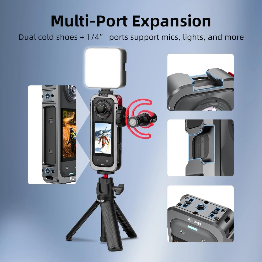 TEKTONIC Metal Cage for Insta360 X5 Camera