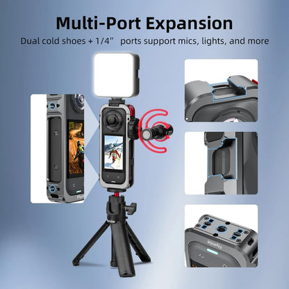 TEKTONIC Metal Cage for Insta360 X5 Camera