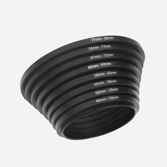 TEKTONIC 49–82mm Step-Up Ring Filter Adapter