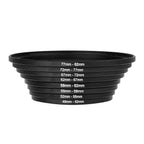 TEKTONIC 49â€“82mm Step-Up Ring Filter Adapter TEKTONIC