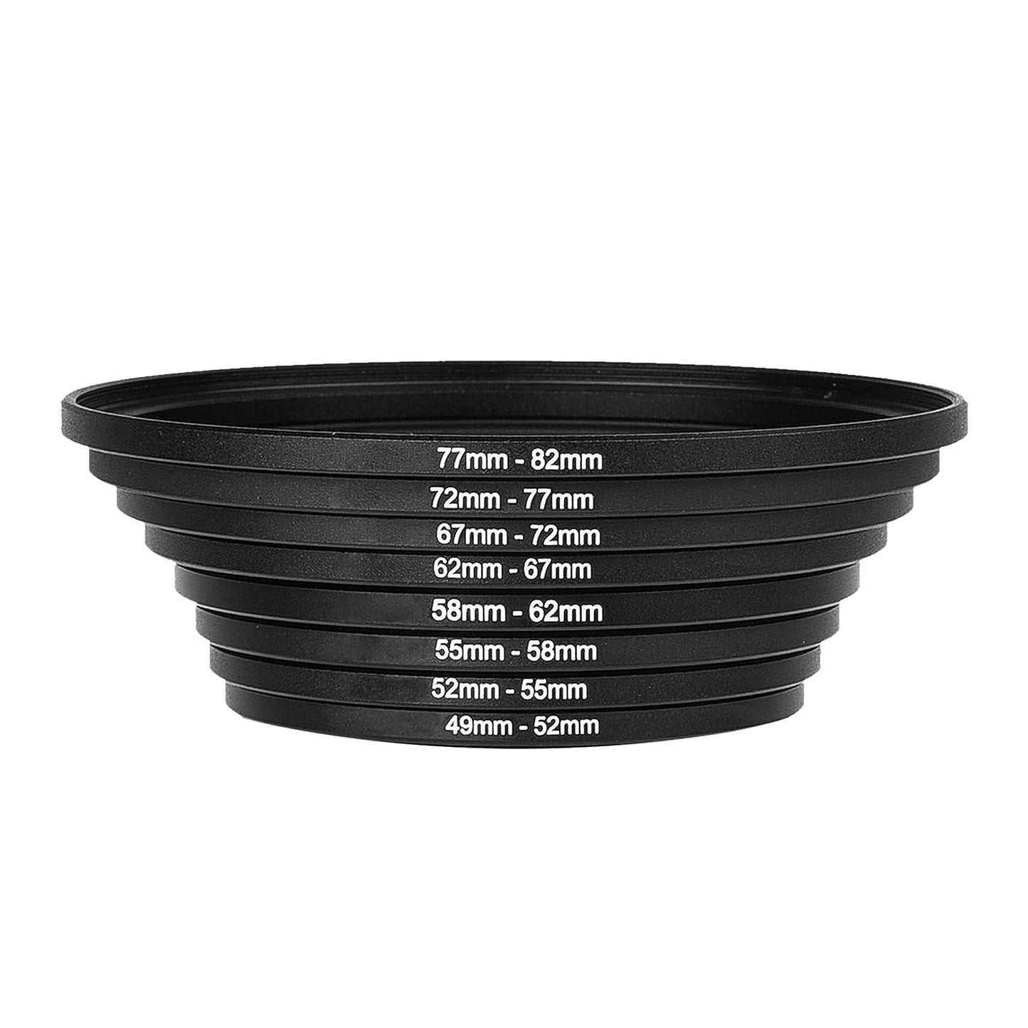 TEKTONIC 49–82mm Step-Up Ring Filter Adapter