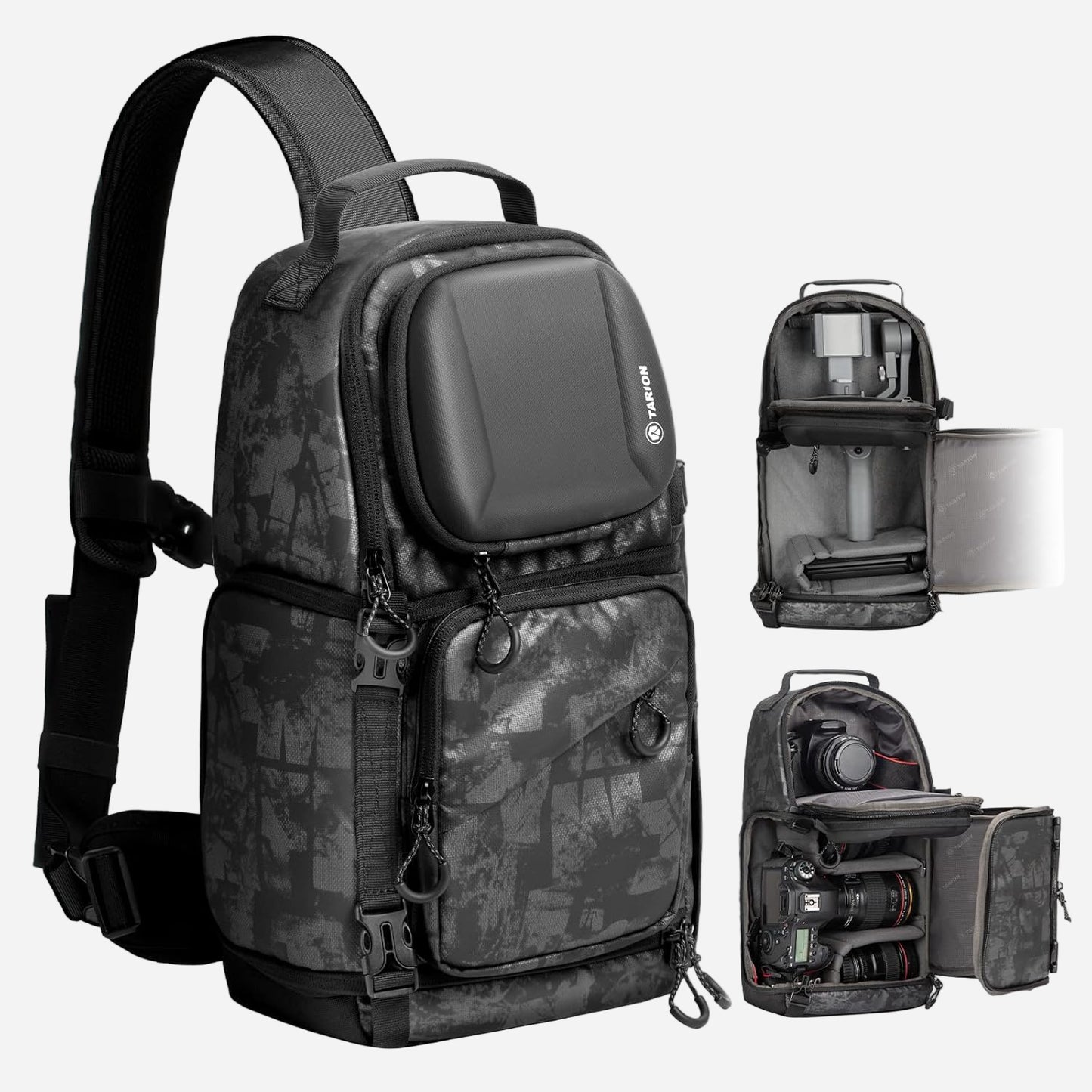 TEKTONIC TR-S Camera Sling Bag â€“ Camouflage, Compact & Durable