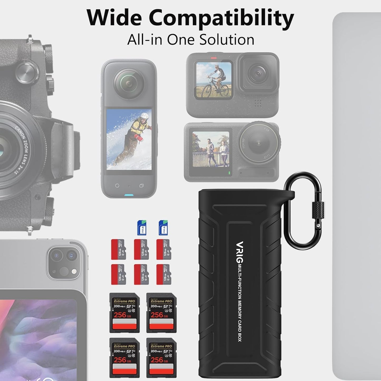 TEKTONIC TT-01 USB 3.1 Card Reader with Card Storage