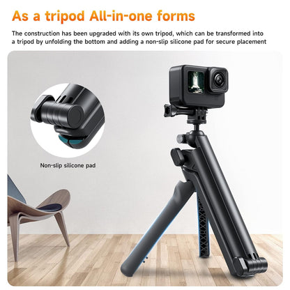 TELESIN Flexible Selfie Tripod Grip for Action Cameras