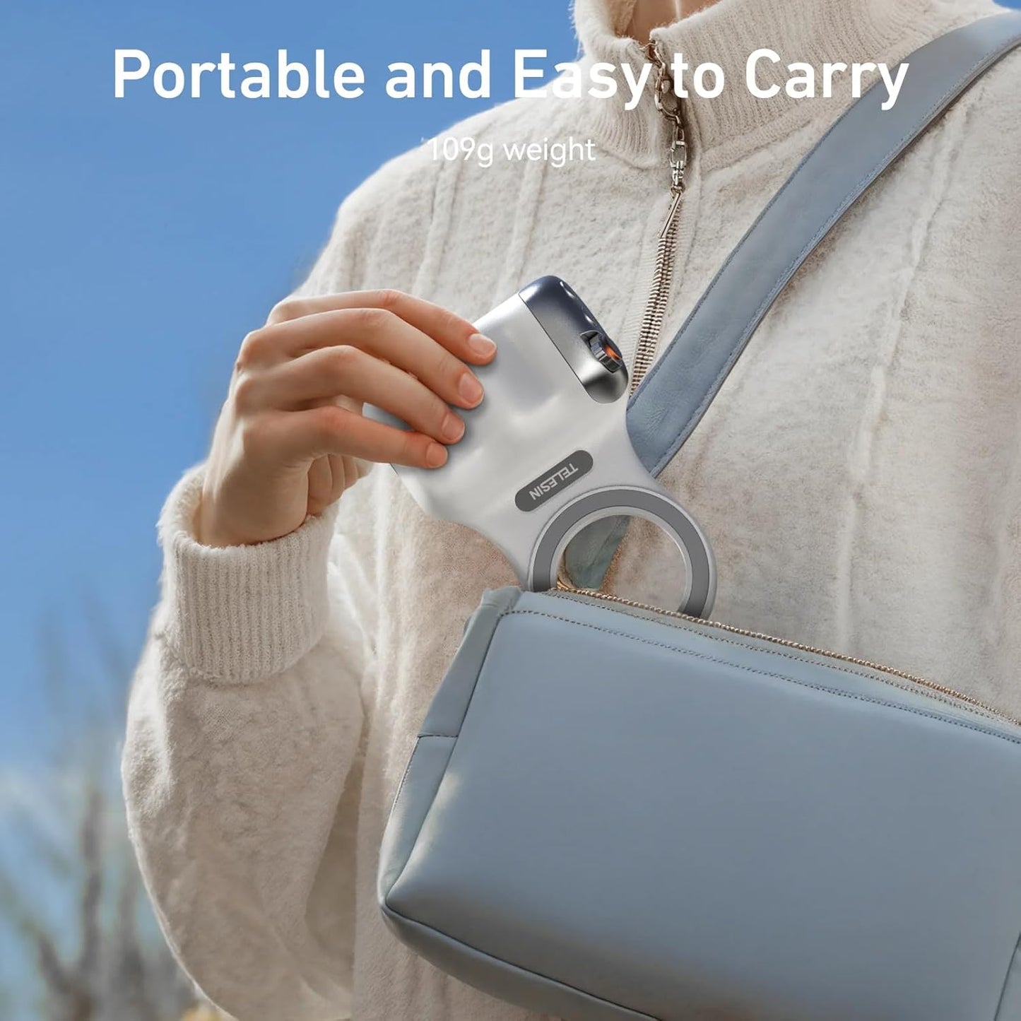 TELESIN Fun Shot P1-MP-10 Magnetic Phone Grip with Remote