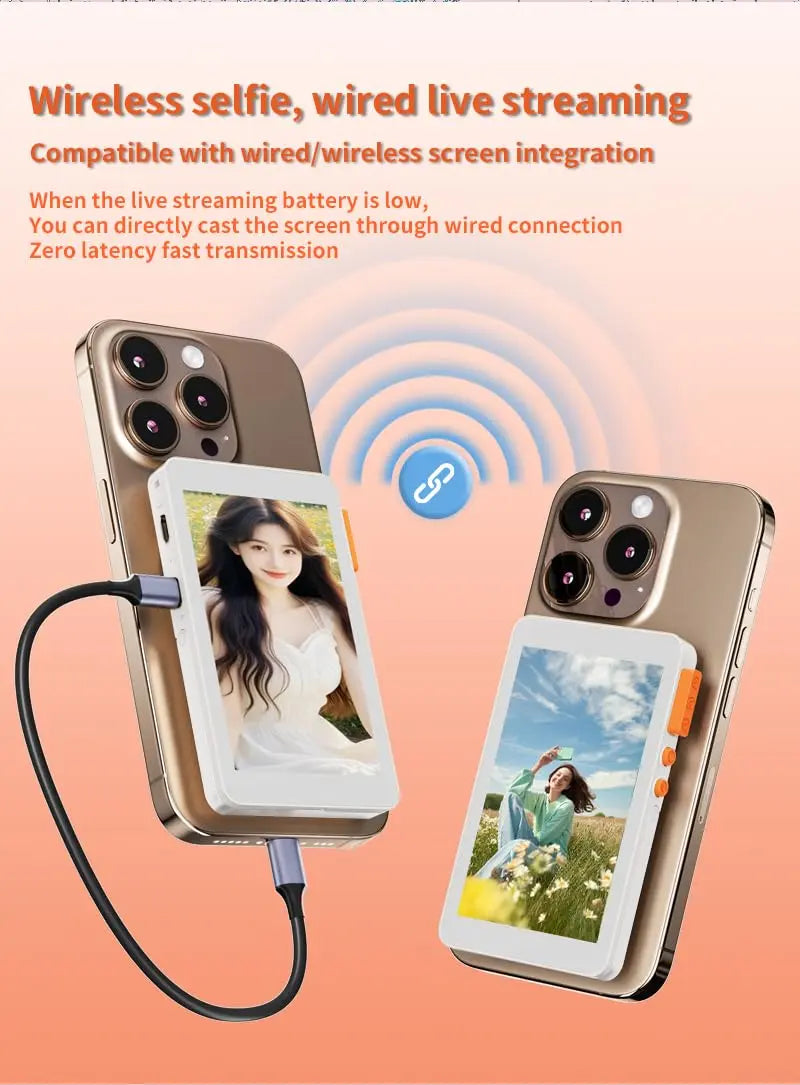 TEKTONIC TSM-40 Magnetic 1080P Wireless Vlog Monitor TEKTONIC
