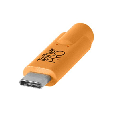 Tether Tools USB 3.0 to USB-C High-Visibility Tethering Cable (Orange)