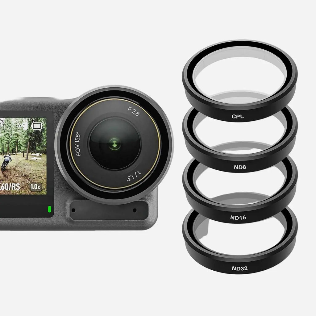 TEKTONIC Camera Filter Set for Action 5 Pro/4/3 Ã¢â‚¬â€œ ND & CPL Lens Filters Kit TEKTONIC