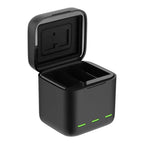 TEKTONIC 3-Slot Battery Charger & Case for GoPro Hero 9â€“12 TEKTONIC