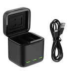 TEKTONIC 3-Slot Battery Charger & Case for GoPro Hero 9â€“12 TEKTONIC