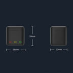 TEKTONIC 3-Slot Battery Charger & Case for GoPro Hero 9â€“12 TEKTONIC