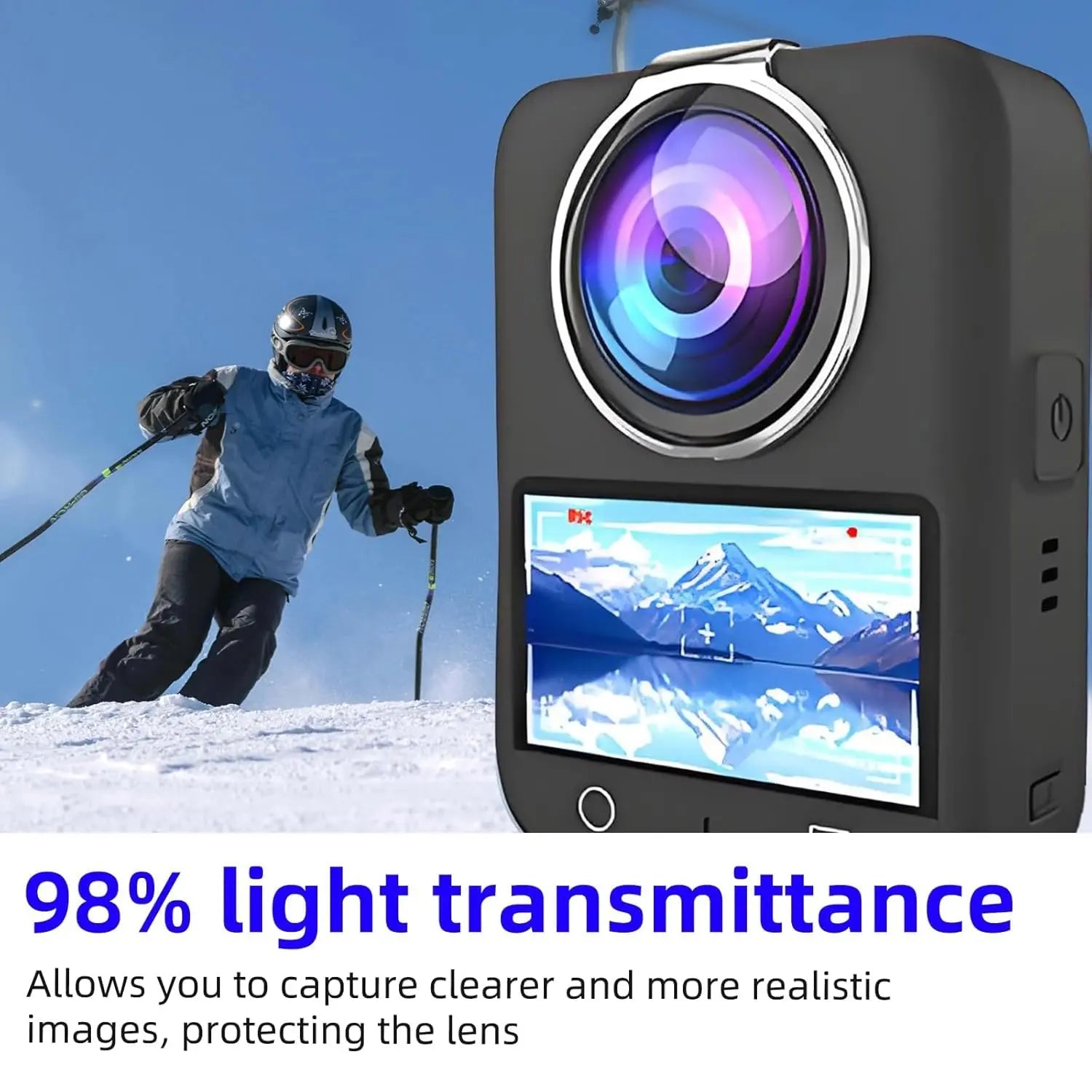 TEKTONIC Lens Guard for DJI Osmo Action 360 Waterproof Snap-On Protector TEKTONIC