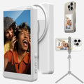 TEKTONIC SMS-4 Wireless Vlog Selfie Monitor Ã¢â‚¬â€œ Foldable Magnetic Mount Preview Screen for Smartphones & Vlogging TEKTONIC