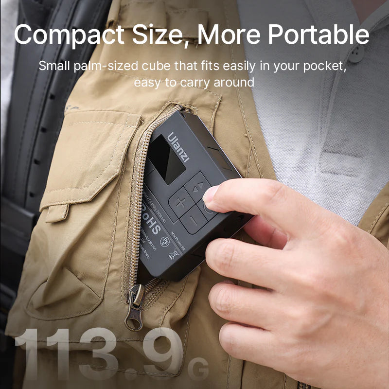 Ulanzi VL49 Pro RGB LED Video Light Portable Mini Camera Light