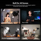 Ulanzi 100W Bi-Color Portable LED Video Light with Battery Ulanzi