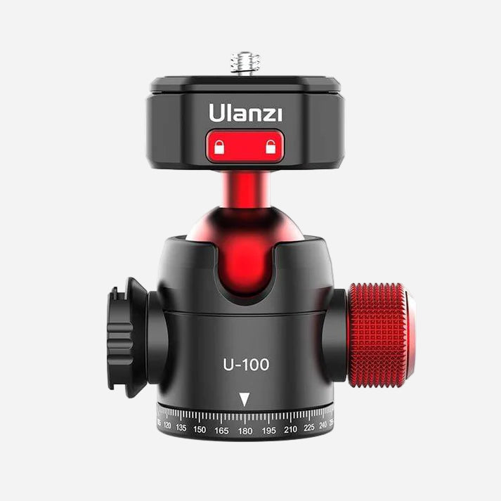 ULANZI Jusmo DSLR Tripod Ball Head with Quick Release & 20Kg Load Capacity