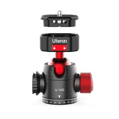 ULANZI Jusmo DSLR Tripod Ball Head with Quick Release & 20Kg Load Capacity