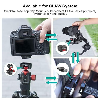 ULANZI Jusmo DSLR Tripod Ball Head with Quick Release & 20Kg Load Capacity