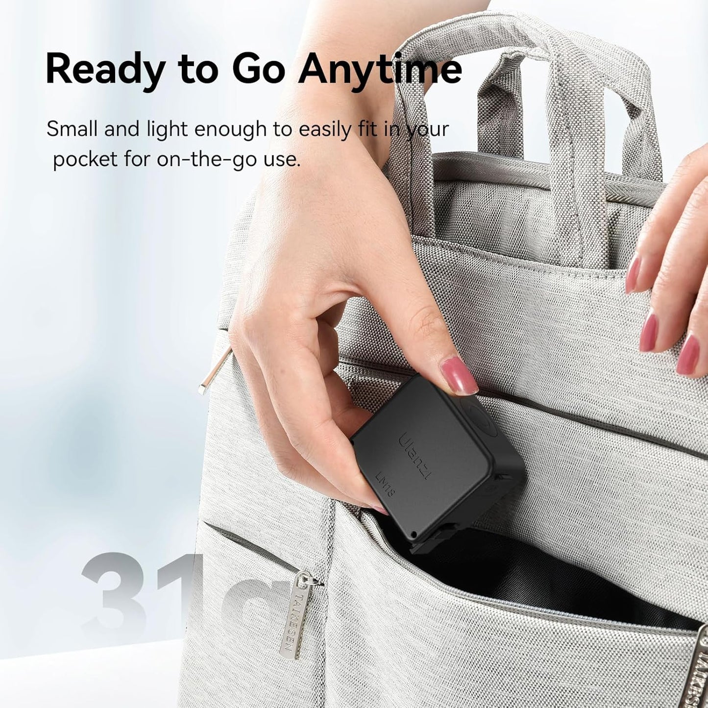 Ulanzi LM18 Mini Magnetic Vlogging Light + PK-06 Pocket 3/4 Expansion Adapter Kit