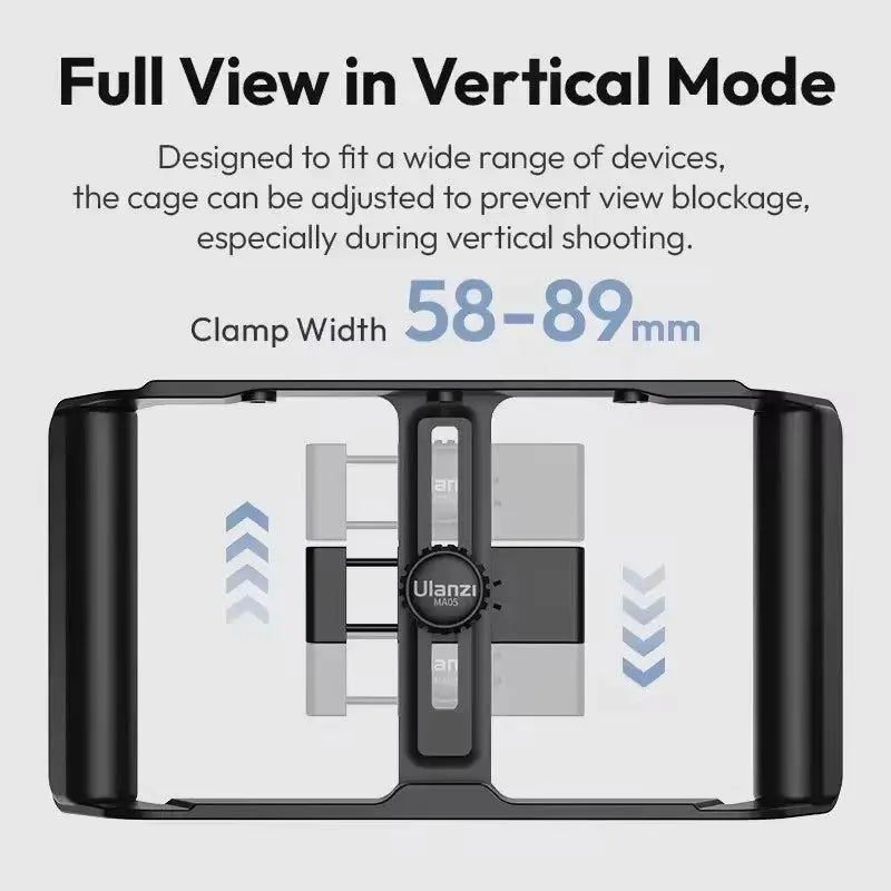 ULANZI MA05 Universal Phone Cage Video Rig Stabilizer with Remote Ulanzi