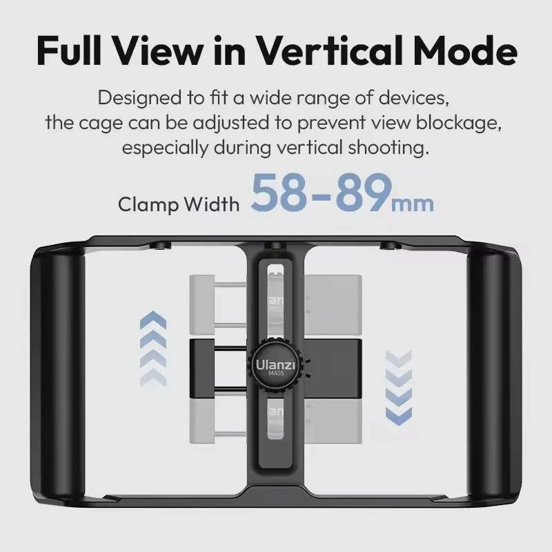 ULANZI MA05 Universal Phone Cage Video Rig Stabilizer with Remote