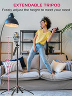 ULANZI MA09 Phone Tripod Extendable Selfie Stick with Remote Ulanzi