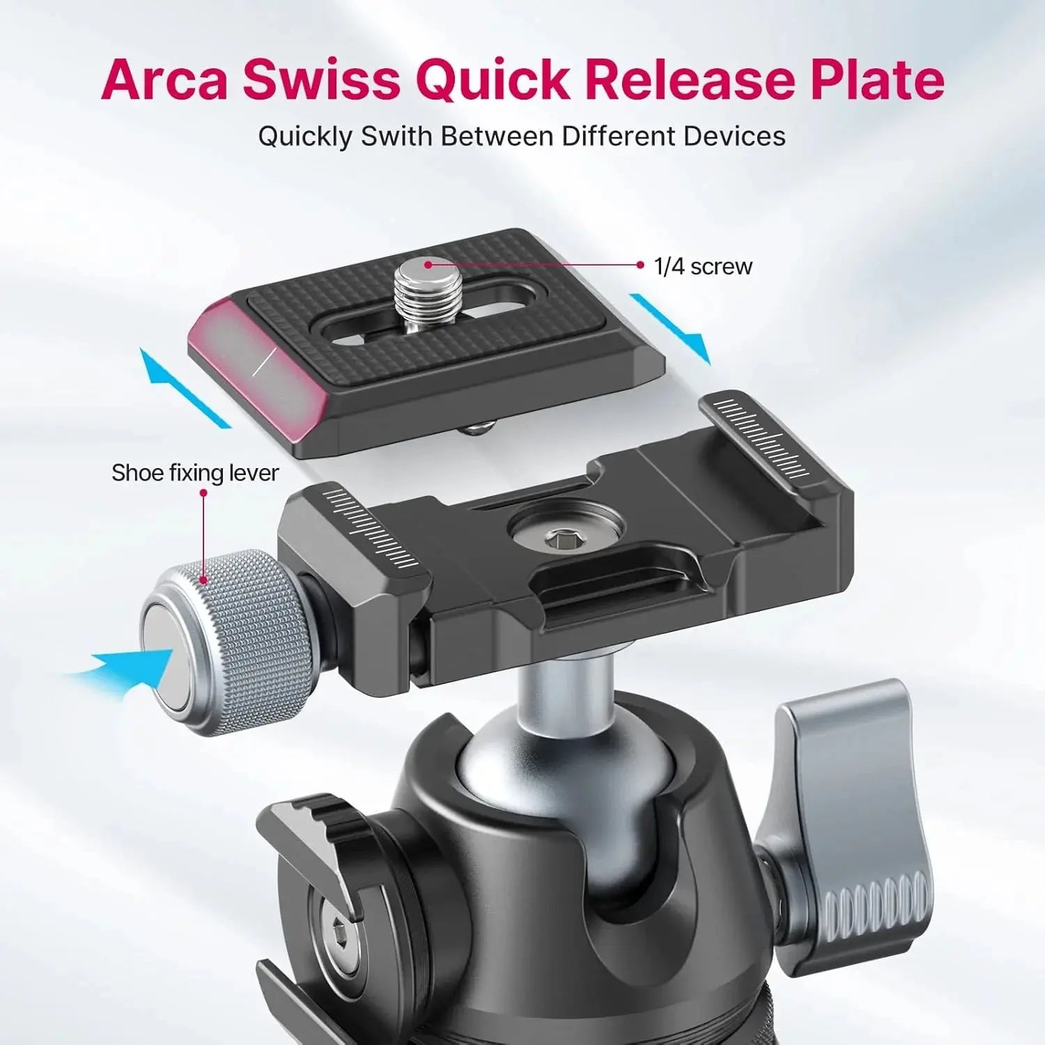 ULANZI MT-47 Mini Tripod Aluminum Vlog Stand with Ball Head Ulanzi
