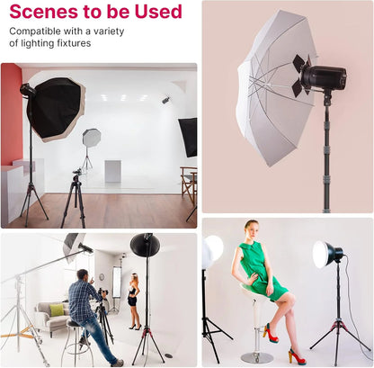 ULANZI MT-49 Carbon Fiber Light Stand 194cm Adjustable Tripod