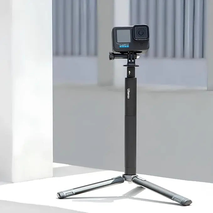 ULANZI MT-58 Extendable Selfie Stick 1/4" Thread Mount, 4ft Lightweight Handle Ulanzi