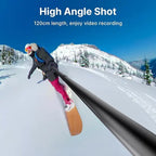 ULANZI MT-58 Extendable Selfie Stick 1/4" Thread Mount, 4ft Lightweight Handle Ulanzi