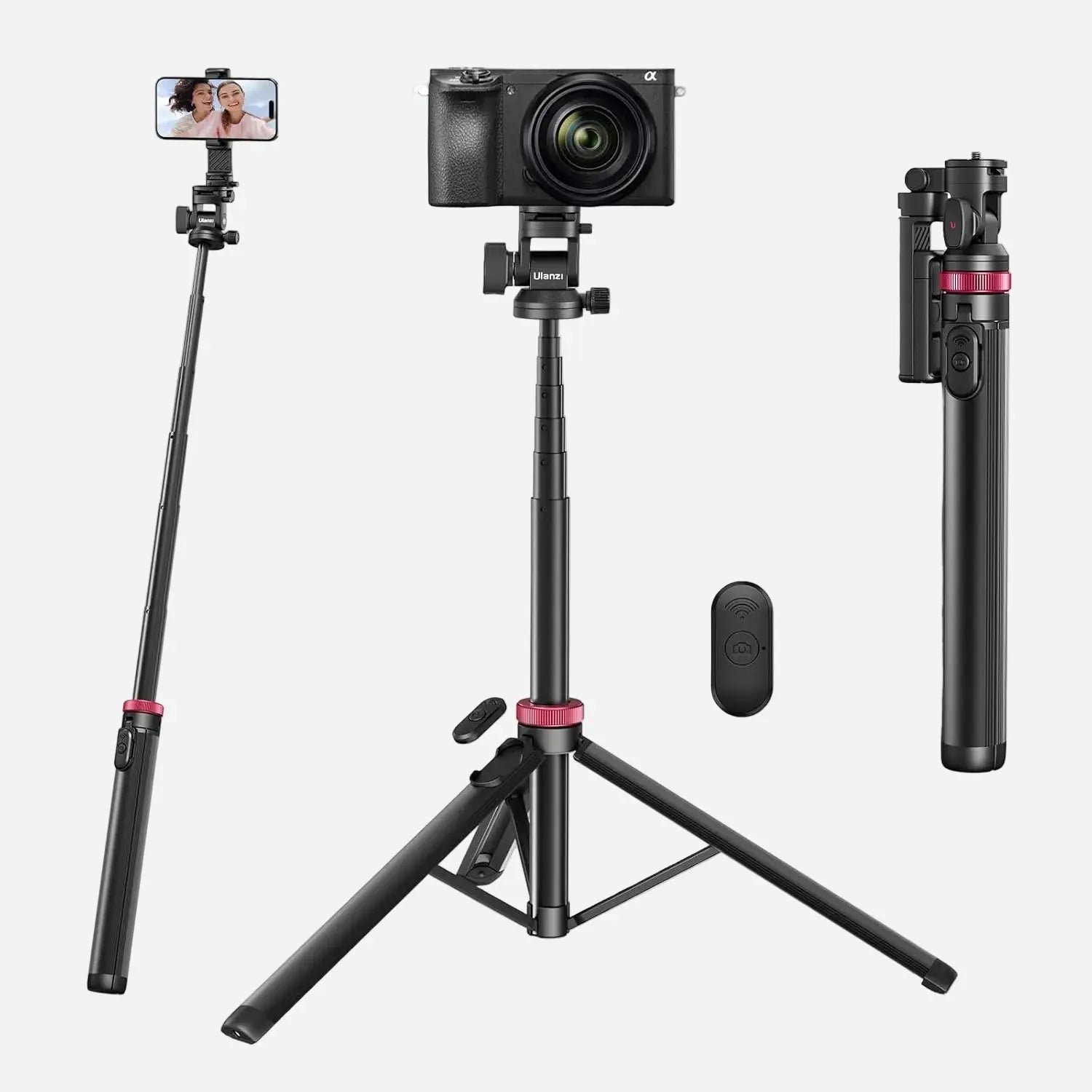 ULANZI MT-78 Extendable Phone Tripod 72.8 inch Ulanzi