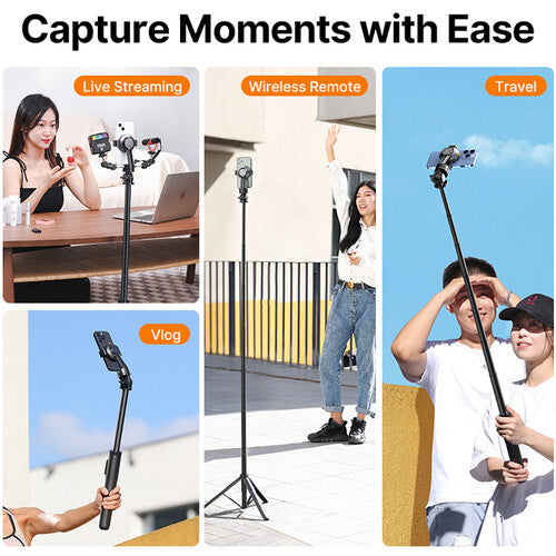 ULANZI SK-05 Magnetic Phone Tripod 63" Selfie Stand