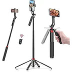 ULANZI MA09 Phone Tripod Extendable Selfie Stick with Remote Ulanzi