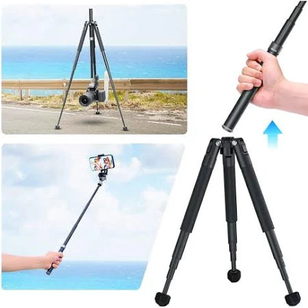 ULANZI MT-63 Mini Tripod 57" Extendable Aluminum Travel Stand