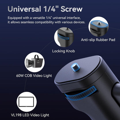 ULANZI LA03 Light Stand Mount Adapter with 1/4 Screw