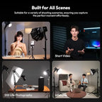 Ulanzi 100W RGB Portable LED Video Light with Battery & Adapter Ulanzi