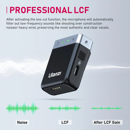 Ulanzi AM18 Wireless Lavalier Microphone