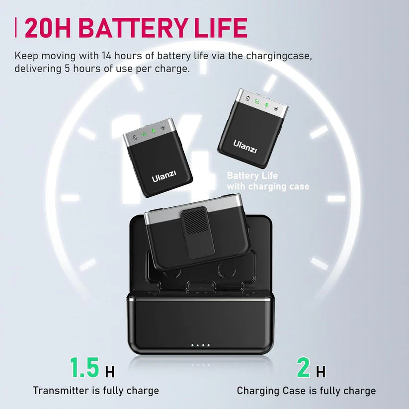 Ulanzi AM18 Wireless Lavalier Microphone