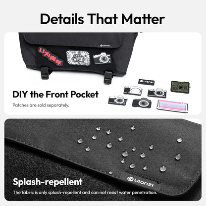 Ulanzi BP11 Crossbody Camera Shoulder Bag 8L Compact Sling for DSLR & Mirrorless Cameras