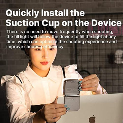 Ulanzi CL15 LED Video Conference Light with Suction Mount