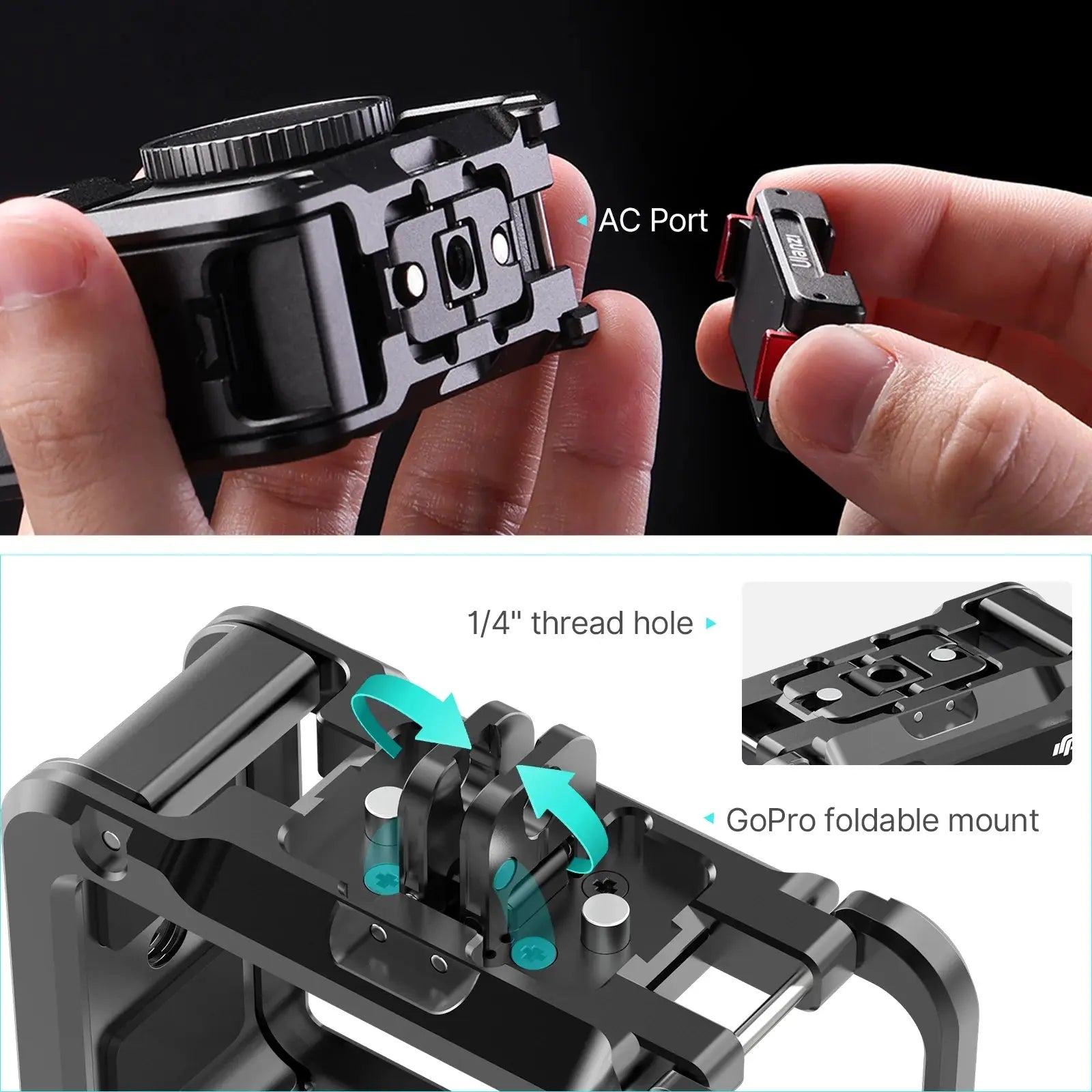 Ulanzi Camera Cage for DJI Osmo Action 4/3 Ulanzi