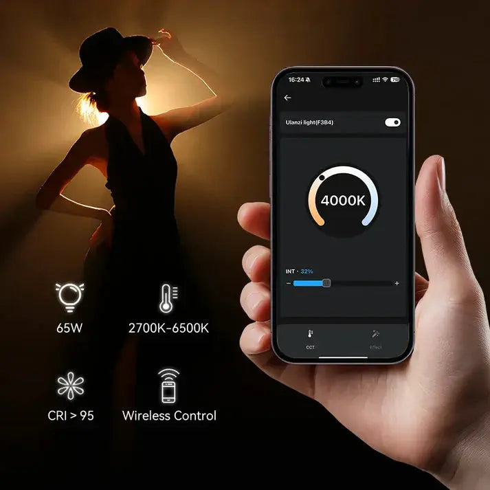 Ulanzi EC65 65W Bi-Color COB LED Video Light with App Control Ulanzi