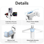 Ulanzi JJ02 3-in-1 Phone Selfie Tripod with Remote Ulanzi