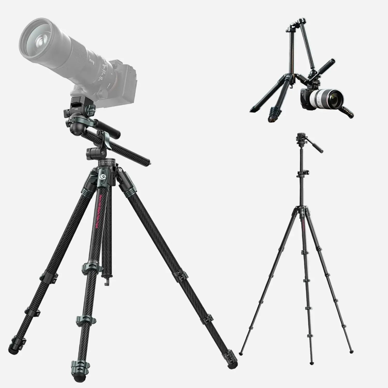 Ulanzi JJ06 GlideGo Carbon Fiber Video Tripod Ulanzi