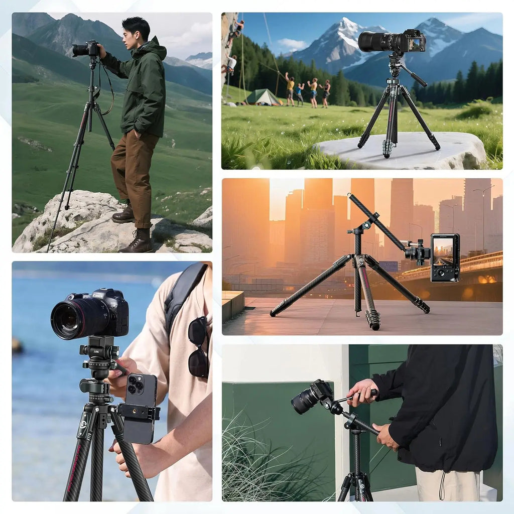 Ulanzi JJ06 GlideGo Carbon Fiber Video Tripod Ulanzi