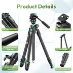 Ulanzi JJ06 GlideGo Carbon Fiber Video Tripod Ulanzi