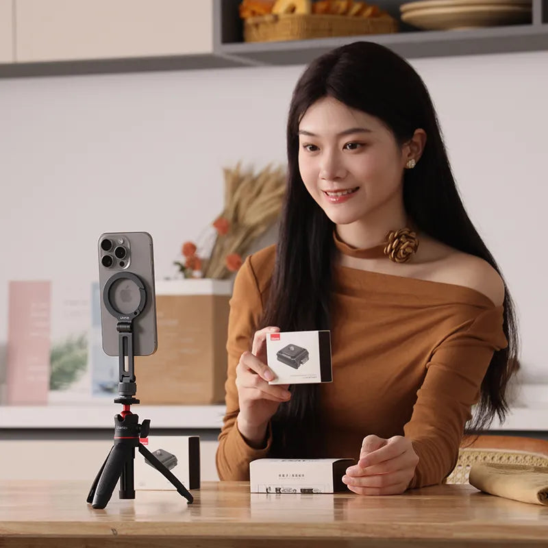 Ulanzi MA07 MagSafe Magnetic Tripod Mount Aluminum Phone Holder